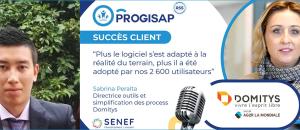 Interview d'Alexandre LIOTIER de SENEF sur l'expérience de Domitys qui a adopté la solution Progisap RSS pour l'ensemble de ses résidences seniors